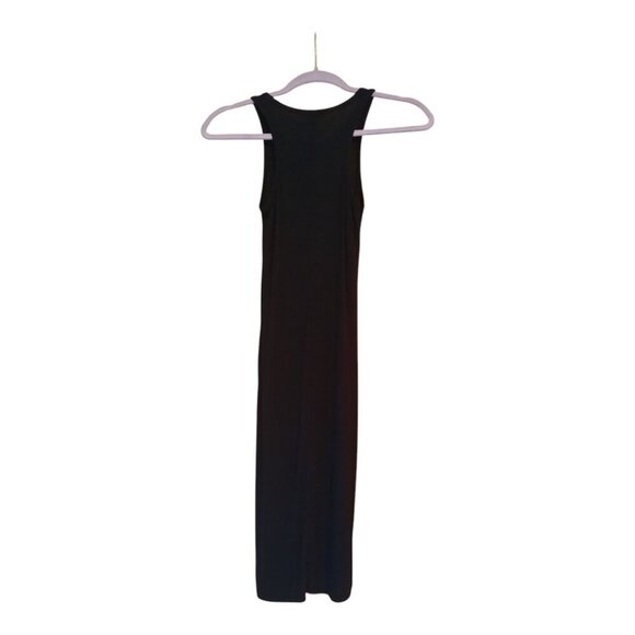 Splendid Knee Length Dress Womens S Black Sleeveless Tank Style Casual Racerback - Picture 2 of 9